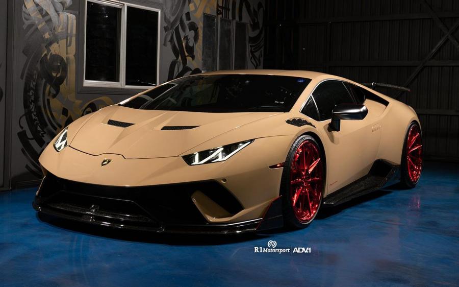 Lamborghini Huracan Performante by R1 Motorsport on ADV.1 Wheels (ADV10 TRACK SPEC ADVANCED) '2020